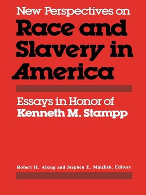 cover image of New Perspectives on Race and Slavery in America